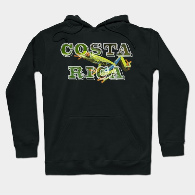 Costa Rica Treefrog Travel Design Hoodie by cricky